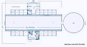 Stall Horse Barn Design Floor Plan