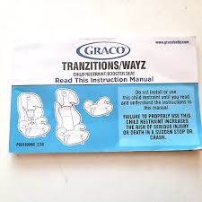 Graco Tranzitions Wayz Car Seat Booster