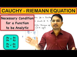 Cauchy Riemann Equations C R Equations