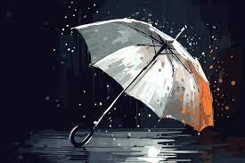 Umbrella Watercolor Vector Ilration