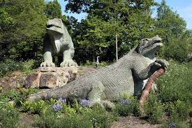 Crystal Palace Park Dinosaur Models