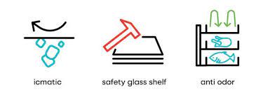 Ice Machine Safety Glass Shelf Anti