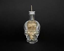 Custom Glass Skull Hemp Wick Dispenser
