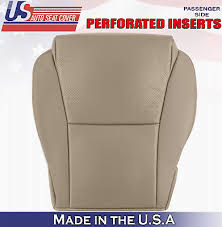 Passenger Bottom Leather Seat Cover Tan