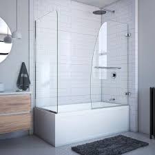 Semi Frameless Hinged Tub Door