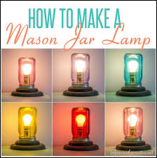 Mason Jar Table Lamp Infarrantly Creative