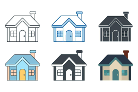Home Icon Symbol Template For Graphic