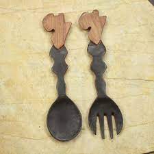 Fair Trade Decorative Wood Fork And