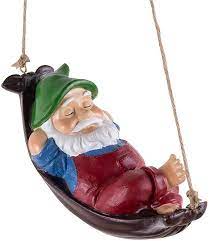 Funny Garden Gnomes Outdoor Hanging