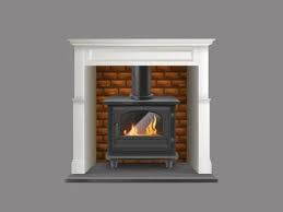 Fireplace Ilrations Stock