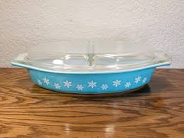 Vintage Pyrex Snowflake 1 5 Quart