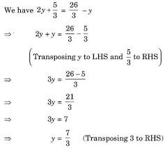 Maths Chapter 2 Linear Equations