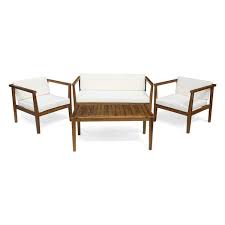 Noble House Newbury Teak Brown 4 Piece