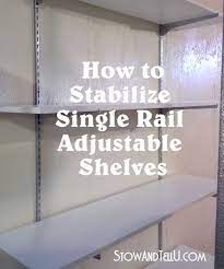How To Stabilize Adjustable Wall Shelves