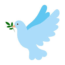 Peace Icon Peace Concept Flying Bird