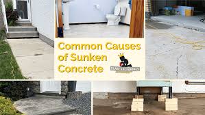 Causes Of Sunken Concrete And How To