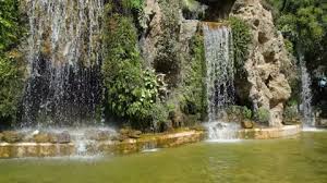 Water Falls At Genoves Garden Cadiz