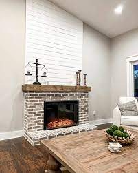 Wood Mantels For Brick Fireplace Designs
