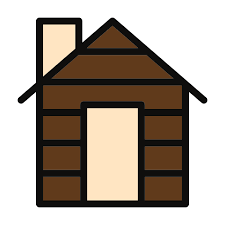 Wooden House Generic Outline Color Icon