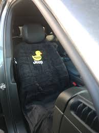 Jeep Grill Yellow Duck Logo Towel