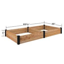 8 Ft Natural Cedar Raised Garden Bed