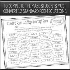Converting Standard Form To Slope