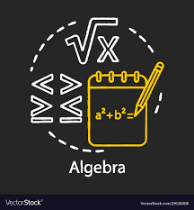 Algebra Chalk Concept Icon Algebraic