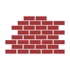 Brick Wall Icon Logo Vector Design Template