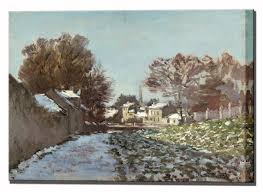 Claude Monet Snow At Argenteuil