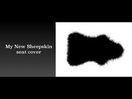 Sheepskin Motorcycle Seat Cover