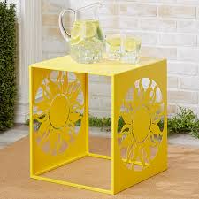 Metal Icon Side Table The Lakeside