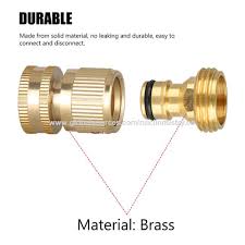 Solid Brass Water Hose Connector