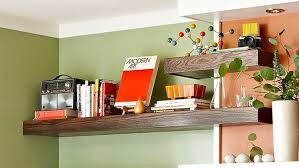 Floating Wrap Around Wall Shelves