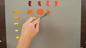 How To Mix Vivid Orange Color Mixing