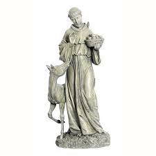 St Francis With Horse Garden Statue