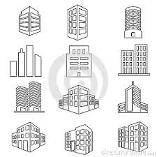 Building Icon Vector Set House
