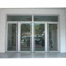 Aluminium Glass Entrance Double Door