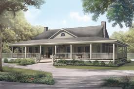 Ranch House With Wraparound Porch