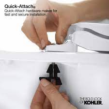 Kohler K 4636 K4 Cachet Quiet Close Elongated Toilet Seat Cashmere