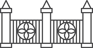 Wrought Iron Fence Png Vector Psd