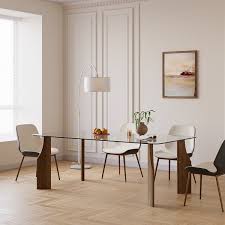 1800mm Rectangle Glass Dining Table