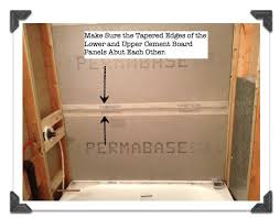 Install Cement Board For Shower Walls
