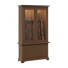 Amish Traditional 12 Gun Cabinet From