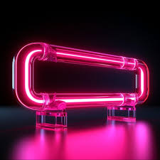 Vibrant Pink Neon Element Icon
