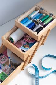Diy Upcycled Wooden Sewing Box With