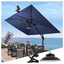 Solar Umbrella Light With Remote