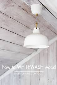 How To Whitewash Wood Maison De Pax