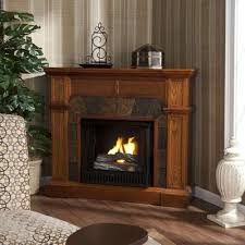 Cartwright Mission Oak Gel Fireplace