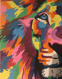 Rainbow Lion Arthomas Paintings