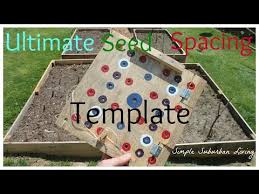 Square Foot Garden Planting Template